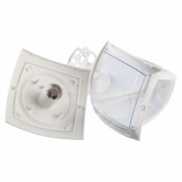 Светильник садово-парковый ЭРА НСУ 07-40-001 Марсель белый подвесной E27 IP44(У1) 4 грани