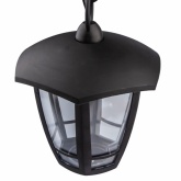 Светильник садово-парковый ЭРА НСУ 07-40-002 Марсель1 черный подвесной E27 IP44(У1) 6 граней