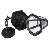 Светильник садово-парковый ЭРА НСУ 07-40-002 Марсель1 черный подвесной E27 IP44(У1) 6 граней