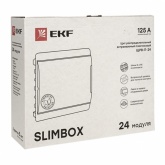 Щит распределительный встраиваемый EKF PROxima ЩРВ-П-24 SlimBox 2х12м белая дверца IP41
