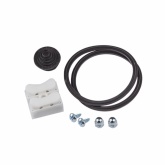 Светильник садово-парковый ЭРА НБУ 07-40-004 Дели3 черный настенный вниз E27 IP44(У1) 6 граней