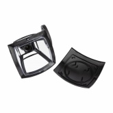 Светильник садово-парковый ЭРА НБУ 07-40-001 Дели черный настенный вверх E27 IP44(У1) 4 грани