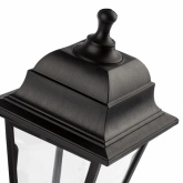 Светильник садово-парковый ЭРА НБУ 04-60-001 Леда настенный четырехгранный черный Е27