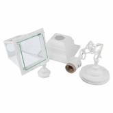 Светильник садово-парковый ЭРА НСУ 04-60-001 Адель подвесной четырехгранный белый Е27