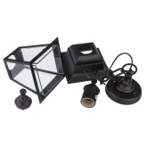 Светильник садово-парковый ЭРА НСУ 04-60-001 Адель подвесной четырехгранный черный Е27