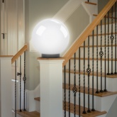 Светильник садово-парковый ЭРА НТУ 01-100-351 шар белый D350mm Е27