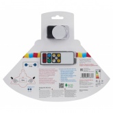 Светильник светодиодный ночник ЭРА NLED-488-1W-MS-W настенный на батарейках с пультом белый