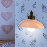 Светильник светодиодный ночник ЭРА NLED-487-1W-SW-P настенный на батарейках с выключателем розовый