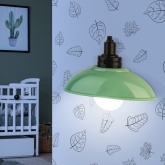 Светильник светодиодный ночник ЭРА NLED-487-1W-SW-GR настенный на батарейках с выключателем зеленый