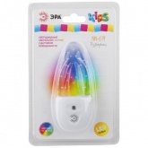 Ночник ЭРА NN-619-LS-W белый с датчиком освещенности (5055945521924)