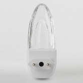 Ночник ЭРА NN-619-LS-W белый с датчиком освещенности (5055945521924)