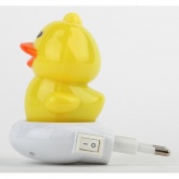 Ночник ЭРА NN-609-SW-Y желтый с выключателем (5055945521900)