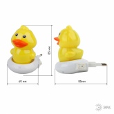 Ночник ЭРА NN-609-SW-Y желтый с выключателем (5055945521900)