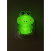 Ночник ЭРА NN-608-SW-GR зеленый, с выключателем (5055945521894)