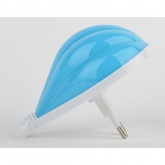 Ночник ЭРА NN-607-LS-BU синий, датчик освещенности (5055945521870)