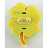 Ночник ЭРА NN-606-LS-GR зеленый, датчик освещенности (5055945521863)