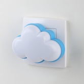 Ночник ЭРА NN-605-LS-W белый, датчик освещенности (5055945521887)