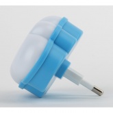 Ночник ЭРА NN-605-LS-W белый, датчик освещенности (5055945521887)