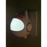 Ночник ЭРА NN-604-LS-W белый, датчик освещенности (5055945521856)