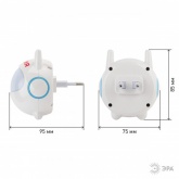 Ночник ЭРА NN-604-LS-W белый, датчик освещенности (5055945521856)