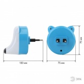 Ночник ЭРА NN-603-LS-W белый, датчик освещенности (5055945521849)