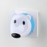 Ночник ЭРА NN-603-LS-W белый, датчик освещенности (5055945521849)