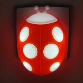 Ночник ЭРА NN-601-LS-R красный, датчик освещенности (5055945521832)