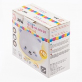 Светильник-ночник ЭРА NLED-466-1W-W Мишка белый аккумуляторный, выбор цвета 3000K, 4500K, 6000K DIM