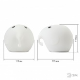 Светильник-ночник ЭРА NLED-418-2W-W белый мягкий 5056306076008