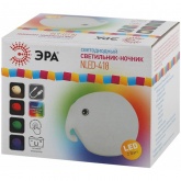 Светильник-ночник ЭРА NLED-418-2W-W белый мягкий 5056306076008