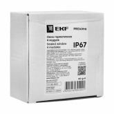 Окно EKF герметичное 4 модуля IP67