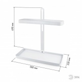 Светильник светодиодный для растений напольный ЭРА FITO-20W-QLED-W IP40 500x220x490mm белый 784218