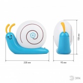 Светильник ночник ЭРА NLED-405-0.5W-BU синий, Встроенный аккумулятор