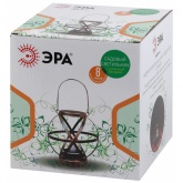 Садовый светильник ЭРА ERASFM-01 Лофт на солнечной батарее, подвесной с ручкой, металл 26см