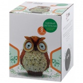 Садовый светильник ЭРА ERAFYS01-10 Сова рыжая на солнечной батарее, полистоун 19см