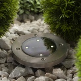 Садовый светильник ЭРА ERAST040-08 на солнечной батарее, сталь, пластик 13см (50561837805