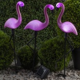 Садовый светильник ЭРА ERADF008-06 на солнечной батарее, пластик, 3 шт. 52.5 см (5056183780555)