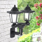 Светильник садовый ЭРА ERASV01-01 на солнечной батарее, черный пластик, 150см