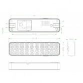 Светильник светодиодный аварийный ЭРА непостоянный DBA-102-0-20 30LED 5ч IP20