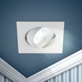 Светодиодный светильник ЭРА KL LED 21A-5 4K WH SMD 5W 4000K квадратный поворотный белый 505618376439