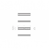 Светильник светодиодный подвесной ЭРА SPP-404-0-50K-100 100W 5000K 10500Lm IP54 502x103x73mm 099120