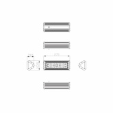 Светильник светодиодный подвесной ЭРА SPP-404-0-50K-050 50W 5000K 5250Lm IP54 257x103x73mm 099106