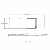 Консольный светодиодный светильник ЭРА SPP-503-0-50K-120 120W 5000K IP65 d48-60mm