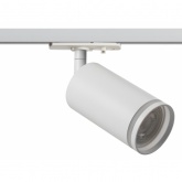 Светильник трековый однофазный ЭРА TR52-GU10 WH под лампу MR16 c акриловым кольцом, матовый белый