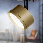 Светильник трековый однофазный ЭРА TR48-GX53 MG под лампу GX53 матовое золото