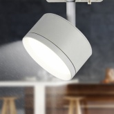 Светильник трековый однофазный ЭРА TR48-GX53 WH под лампу GX53 матовый белый