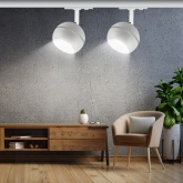 Светильник трековый однофазный ЭРА TR47-GX53 WH под лампу GX53 белый