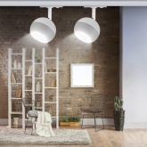 Светильник трековый однофазный ЭРА TR46-GX53 WH под лампу GX53 белый