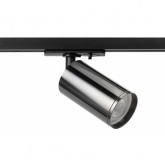Светильник трековый однофазный ЭРА TR39-GU10 ВСН под лампу MR16 черный хром
