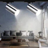 Светильник трековый однофазный ЭРА TR39-GU10 СН под лампу MR16 хром